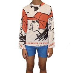 Catcher In The Rye Kids  Long Sleeve Swimwear by artworkshop