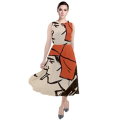 Catcher In The Rye Round Neck Boho Dress by artworkshop