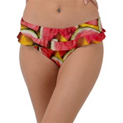 Watermelon Frill Bikini Bottom by artworkshop