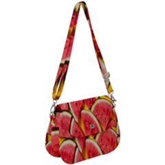 Watermelon Saddle Handbag by artworkshop