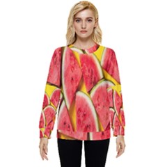 Watermelon Hidden Pocket Sweatshirt by artworkshop