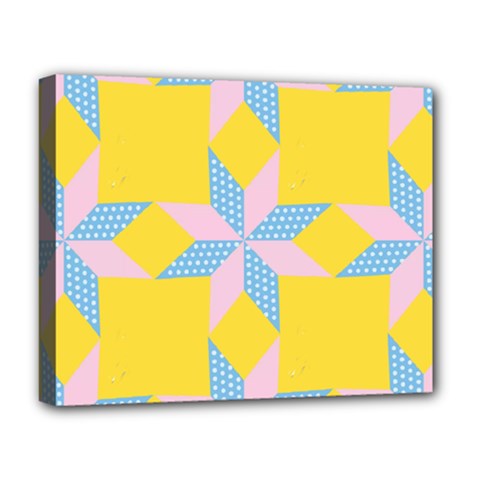 Geometry Deluxe Canvas 20  X 16  (stretched) by Sparkle