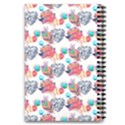 Flowers Diamonds Pattern 5.5  x 8.5  Notebook View2