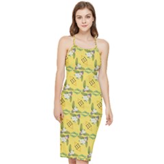 Digitalart Bodycon Cross Back Summer Dress by Sparkle