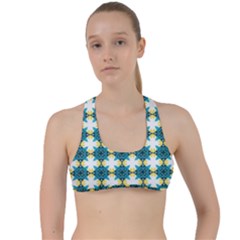 Digitalart Criss Cross Racerback Sports Bra by Sparkle