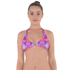 Pink Diamond Halter Neck Bikini Top by Thespacecampers