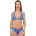 Beam Me Up Double Strap Halter Bikini Set View1
