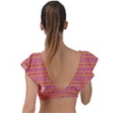 Creamsicle Experience Plunge Frill Sleeve Bikini Top View2