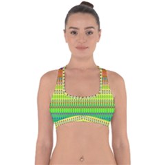 Disco Jesus Cross Back Hipster Bikini Top  by Thespacecampers