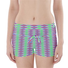 Electro Stripe Boyleg Bikini Wrap Bottoms by Thespacecampers