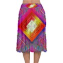 Diamond In The Rough Velvet Flared Midi Skirt View2