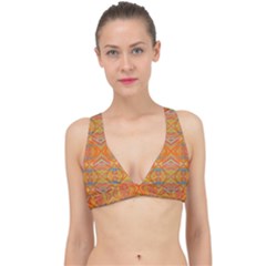 Orange You Glad Classic Banded Bikini Top by Thespacecampers
