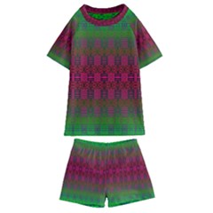 Synchronicity Sings Kids  Swim Tee And Shorts Set by Thespacecampers