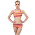 Tranquil Peaches Layered Top Bikini Set View1