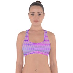 Triwaves Cross Back Hipster Bikini Top  by Thespacecampers