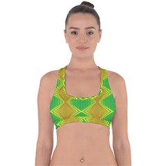 Twisty Trip Cross Back Hipster Bikini Top  by Thespacecampers
