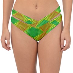 Twisty Trip Double Strap Halter Bikini Bottom by Thespacecampers