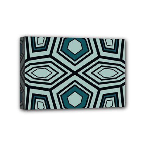 Abstract Pattern Geometric Backgrounds Mini Canvas 6  X 4  (stretched) by Eskimos