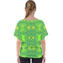 Abstract pattern geometric backgrounds  V-Neck Dolman Drape Top View2