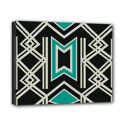 Abstract Pattern Geometric Backgrounds  Canvas 10  X 8  (stretched) by Eskimos