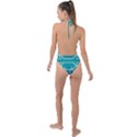 Abstract pattern geometric backgrounds  Backless Halter One Piece Swimsuit View2