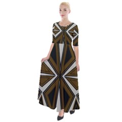 Sp 1589 Half Sleeves Maxi Dress by Eskimos