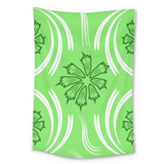 Folk Flowers Print Floral Pattern Ethnic Art Large Tapestry by Eskimos