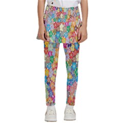 Floral Flowers Kids  Skirted Pants by artworkshop
