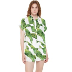 Sheets Tropical Plant Palm Summer Exotic Chiffon Lounge Set by artworkshop