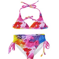 Colorful Painting Kids  Classic Bikini Set by artworkshop