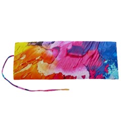 Colorful Painting Roll Up Canvas Pencil Holder (s) by artworkshop