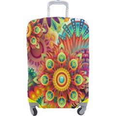 Mandalas Colorful Abstract Ornamental Luggage Cover (large) by artworkshop