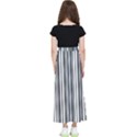 Barcode Pattern Kids  Flared Maxi Skirt View2