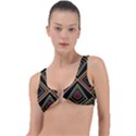 Abstract pattern geometric backgrounds  Ring Detail Bikini Top View1