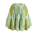 Abstract pattern geometric backgrounds Mini Flare Skirt View2