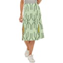 Abstract pattern geometric backgrounds Midi Panel Skirt View1