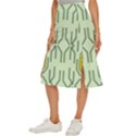 Abstract pattern geometric backgrounds Midi Panel Skirt View2