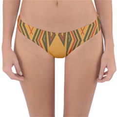 Abstract Pattern Geometric Backgrounds  Reversible Hipster Bikini Bottoms by Eskimos