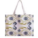 Folk flowers print Floral pattern Ethnic art Zipper Mini Tote Bag View1