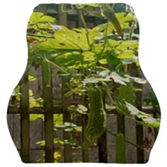 Bitter Melon Car Seat Velour Cushion  by artworkshop