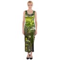 Bitter Melon Fitted Maxi Dress View1