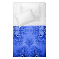 Blue Sky Over The Bluebells Frost Fractal Duvet Cover (single Size) by Artist4God