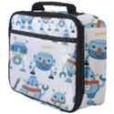 Seamless pattern with funny robot cartoon Full Print Lunch Bag View4
