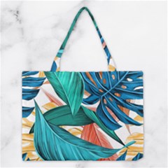 Leaves Tropical Exotic Medium Tote Bag by artworkshop
