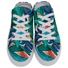 Leaves Tropical Exotic Half Slippers by artworkshop