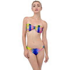 Inverted Circles Classic Bandeau Bikini Set by Thespacecampers