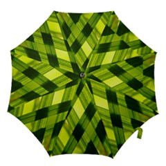Leaves Grass Woven Hook Handle Umbrellas (large) by artworkshop