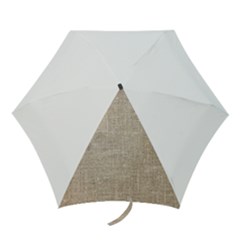 Textile Jute Brown Mini Folding Umbrellas by artworkshop
