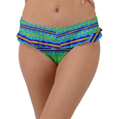 Catching Fractals Frill Bikini Bottom by Thespacecampers