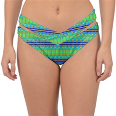 Catching Fractals Double Strap Halter Bikini Bottom by Thespacecampers